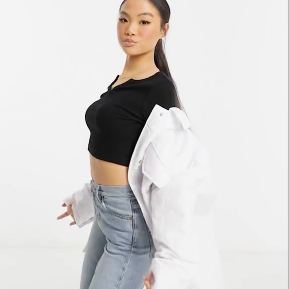 White Fall Shacket/jacket - Picture 2 of 5